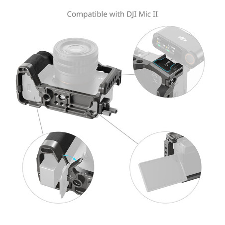 SMALLRIG HawkLock Kit cage à dégagement rapide avec poignée en silicone pour Sony Alpha 7C II / 7CR 5198