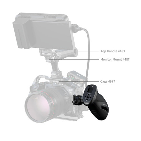SMALLRIG 5160 Rotating Side Handle with NATO Clamp