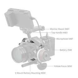 SMALLRIG 4977 HawkLock Quick Release Cage for Canon EOS R5 Mark II
