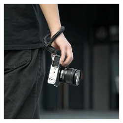 SMALLRIG 4879 Camera Leather Half Case Kit for FUJIFILM X-M5 (Black)