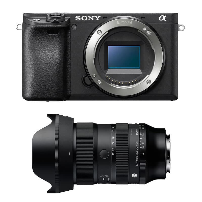 SONY Alpha 6400 + Objectif SIGMA 17-40mm f/1.8 DC Art Garanti 3 ans