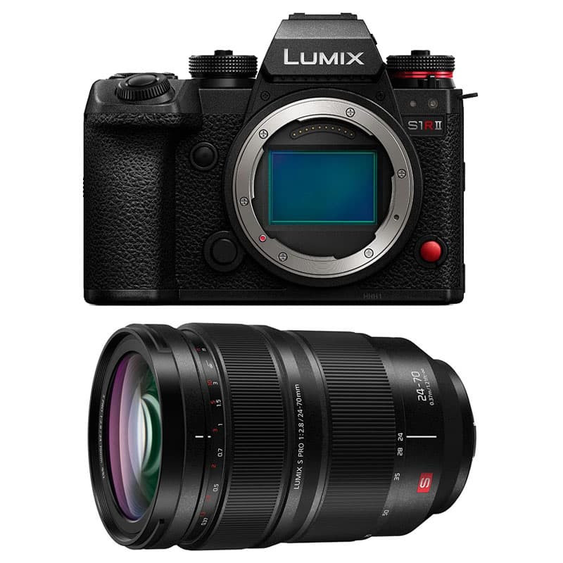 PANASONIC  Lumix S1R II + Objectif 24-70 f/2.8 Garanti 3 ans