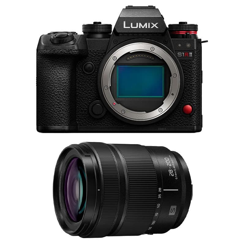 PANASONIC Lumix S1R II + Objectif 28-200mm f/4.0-7.1 Macro Garanti 3 ans