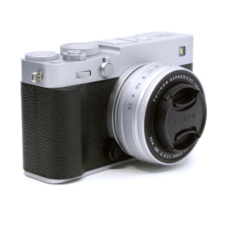 Occasion FUJIFILM X-E5 SILVER + XF 23mm f/2.8 R WR Reconditionné