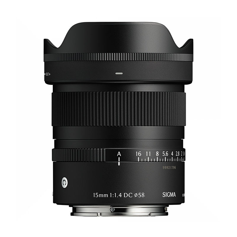 SIGMA Objectif 15mm f/1.4 DC Contemporary compatible avec Canon RF-S Garanti 3 ans