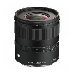 SIGMA Objectif 15mm f/1.4 DC Contemporary compatible avec Canon RF-S Garanti 3 ans
