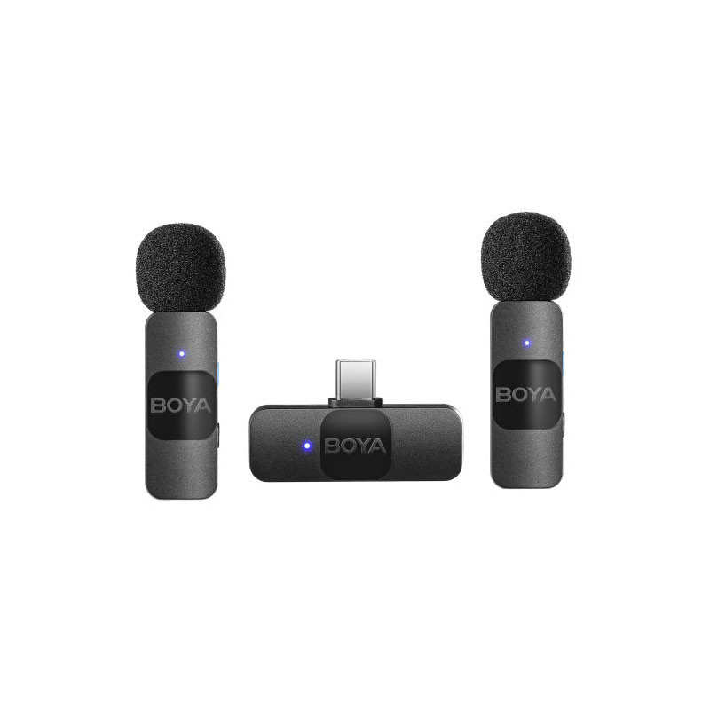 BOYA Micro sans fil BY-V20 V2.0 - 2TX + 1RX
