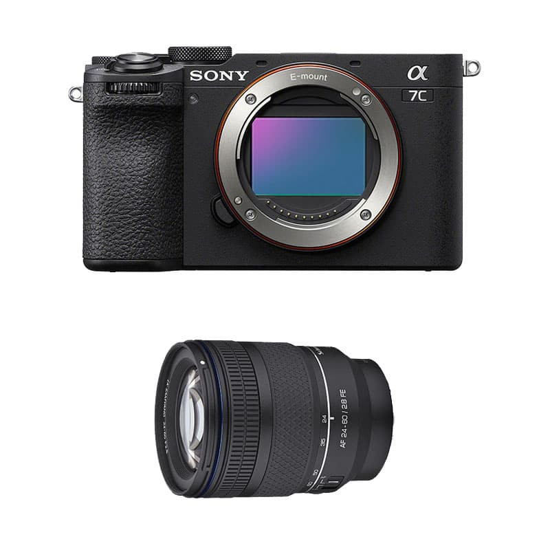 SONY Alpha 7C II Noir + SAMYANG Objectif AF 24-60mm F2.8 FE Garanti 3 ans