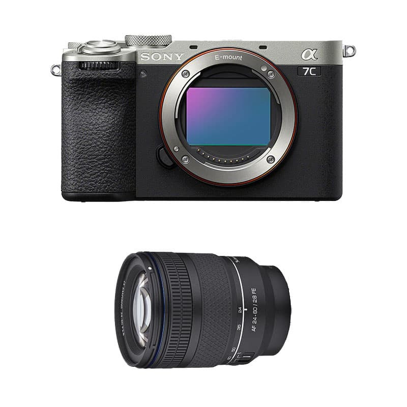 SONY  alpha 7c ii silver + objectif tamron 28-200