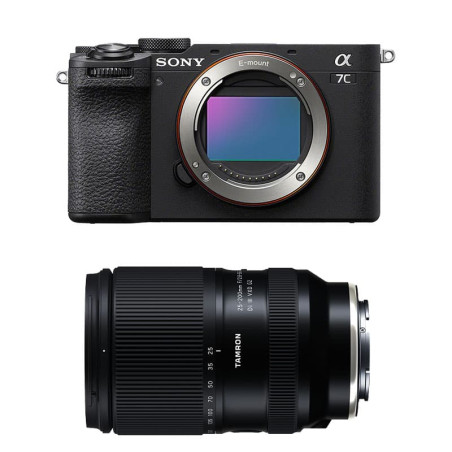 SONY Alpha 7C II Noir + TAMRON Objectif 25-200mm f/2.8-5.6 Di III VXD G2 Garanti 3 ans