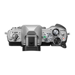 OLYMPUS OM-D E-M10 IV SILVER + Objectif M.ZUIKO DIGITAL ED 14-150mm f/4-5.6 II Garanti 3 ans