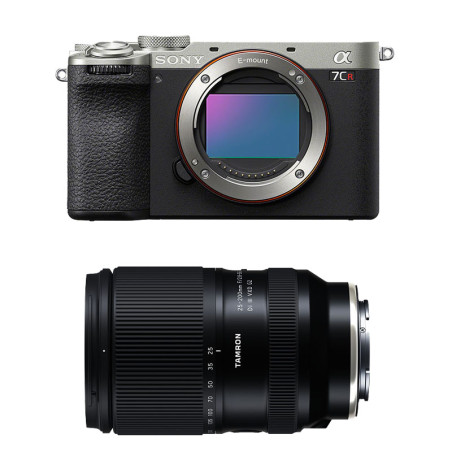 SONY Alpha 7C R Silver + TAMRON Objectif 25-200mm f/2.8-5.6 Di III VXD G2 Garanti 3 ans