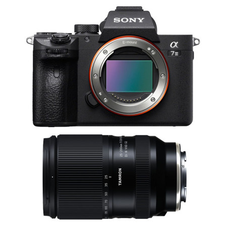 SONY Alpha 7III + TAMRON Objectif 25-200mm f/2.8-5.6 Di III VXD G2 Garanti 3 ans