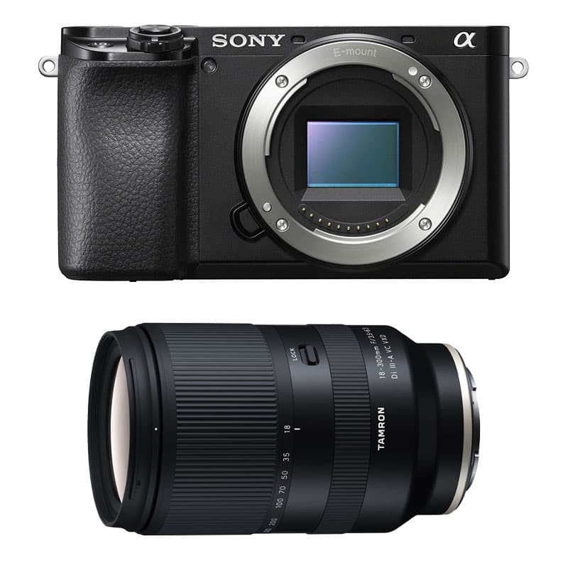 SONY  alpha 6100 + objectif tamron 18-300 mm f3.5-6.3 di iii-a vc vxd