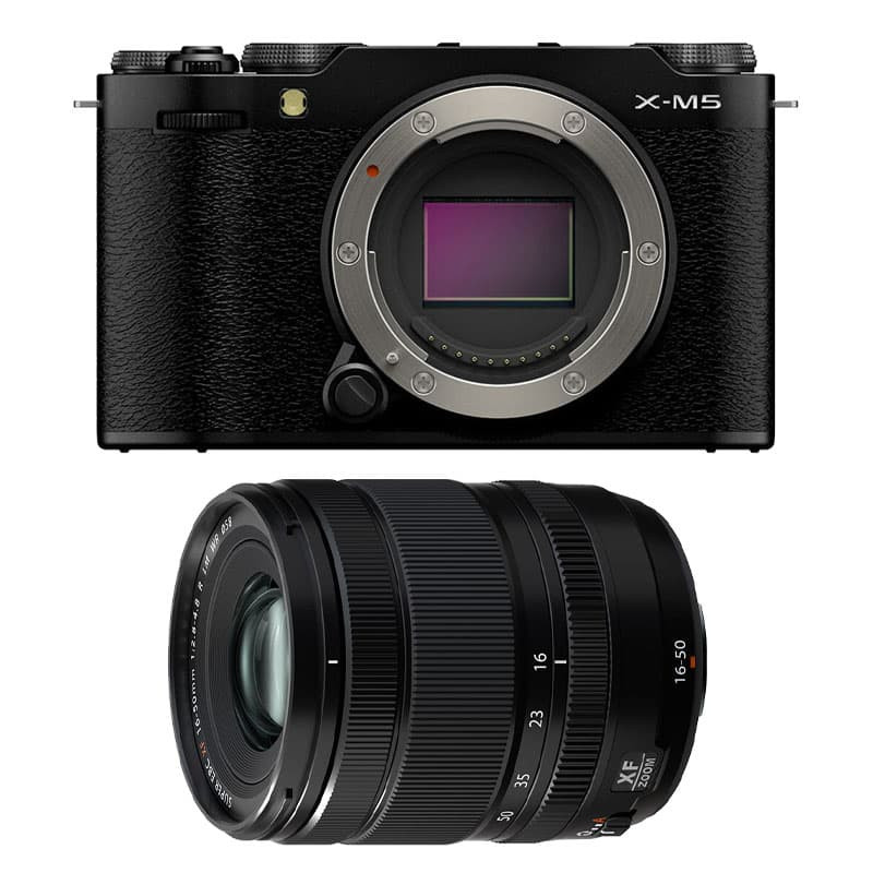 FUJIFILM  X-M5 Noir + XF 16-50mm f/2.8-4.8 R LM WR Garanti 3 ans