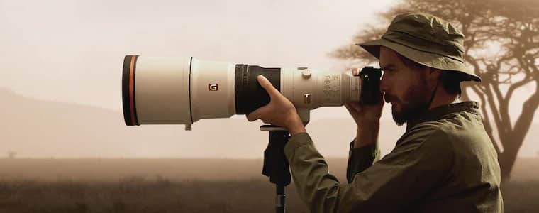 Objectif pour photographie animalière