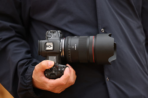 Lifestyle objectif Canon RF 35mm F1.4 L VCM