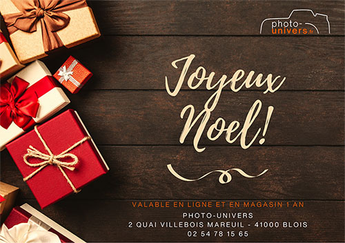 Carte cadeau Photo Univers