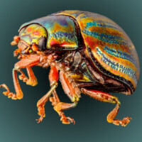 Photo Chrysolina © Allan Walls avec l'objectif Laowa Aurogon en 3x