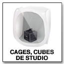 Cages, Cubes de studio, tentes