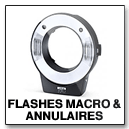 Flashes annulaires et macro