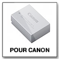 Batteries CANON, Batterie lion canon, LPE5, LPE6, LPE8, LP-E8, LP-E6, LP-E8