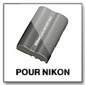 batteries Nikon, Batterie Lion Nikon, Batteris Appareils photos Nikon
