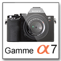 Gamme Sony ALPHA 7