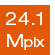 Capteur 24,1 mégapixels