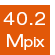 Capteur 40,2 mégapixels