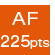 Autofocus 225 points