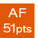 Autofocus 51 points