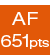 Autofocus 651 points