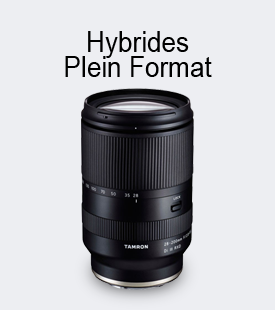 Optiques Tamron pour hybrides Sony plein format (FE)