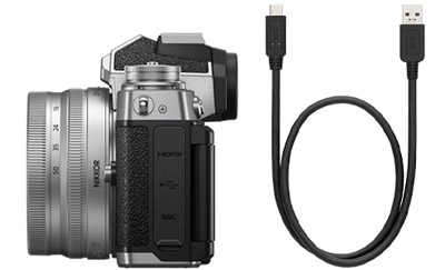 Chargement via USB