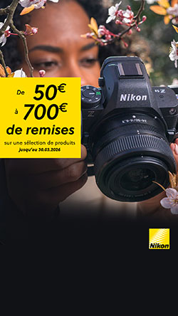 Jusqu'à 700€ de remise sur une sélection de produits Nikon du 27 février au 31 mars