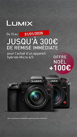 Jusqu'à 400€ de remise sur une sélection de produits Panasonic du 15/10/25 au 31/12/26