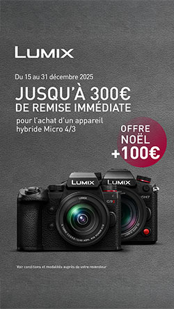 Jusqu'à 400€ de remise sur une sélection de produits Panasonic du 15 octobre au 31 décembre