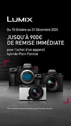 Jusqu'à 900€ de remise sur une sélection de produits Panasonic du 15 octobre au 31 décembre