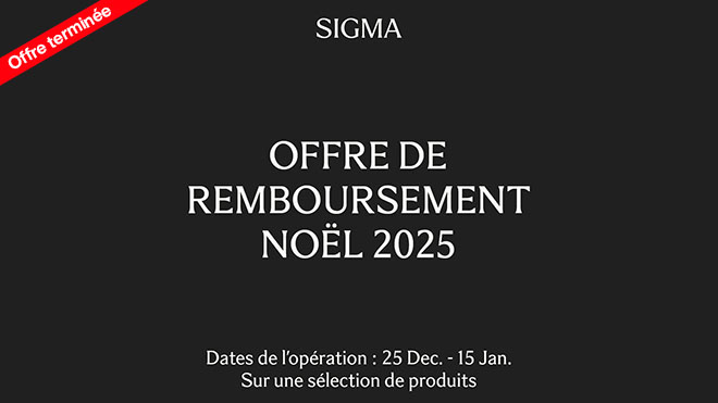 Jusqu'à 200€ remboursés sur une sélection d'optiques du 25/12/25 au 15/01/25