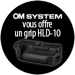 Grip offert pour l'achat d'un OM-1 II jusqu'au 29 octobre