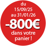 800€ de remise pour l'achat d'un S9 jusqu'au 31 janvier 2026