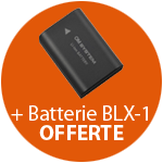 Batterie BLX-1 offerte pour l'achat d'un OM-3 jusqu'au 15 février