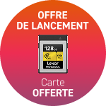 Carte CFexpress type B offerte pour l'achat d'un R6 III jusqu'au 20 novembre