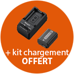 Kit chargeur BC-TRW + batterie NP-FW50 offert pour l'achat d'un RX1R III jusqu'au 15 novembre