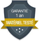 Matériel testé et certifié Photo Univers. Garanti 1 an.