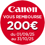 200€ remboursés pour l'achat de cet objectif Canon jusqu'au 31 octobre