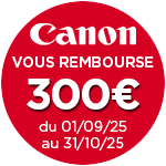 300€ remboursés pour l'achat de cet objectif Canon jusqu'au 31 octobre