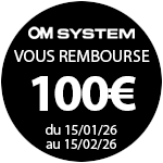 100€ remboursés pour l'achat de cet objectif OM System jusqu'au 15 février