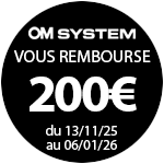200€ remboursés pour l'achat d'un OM-5 II jusqu'au 6 janvier 2026